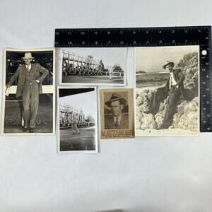 Vintage 1940s Horse Racing Photo Lot G.A. Cantrell Judge Bay Meadows Portland CA